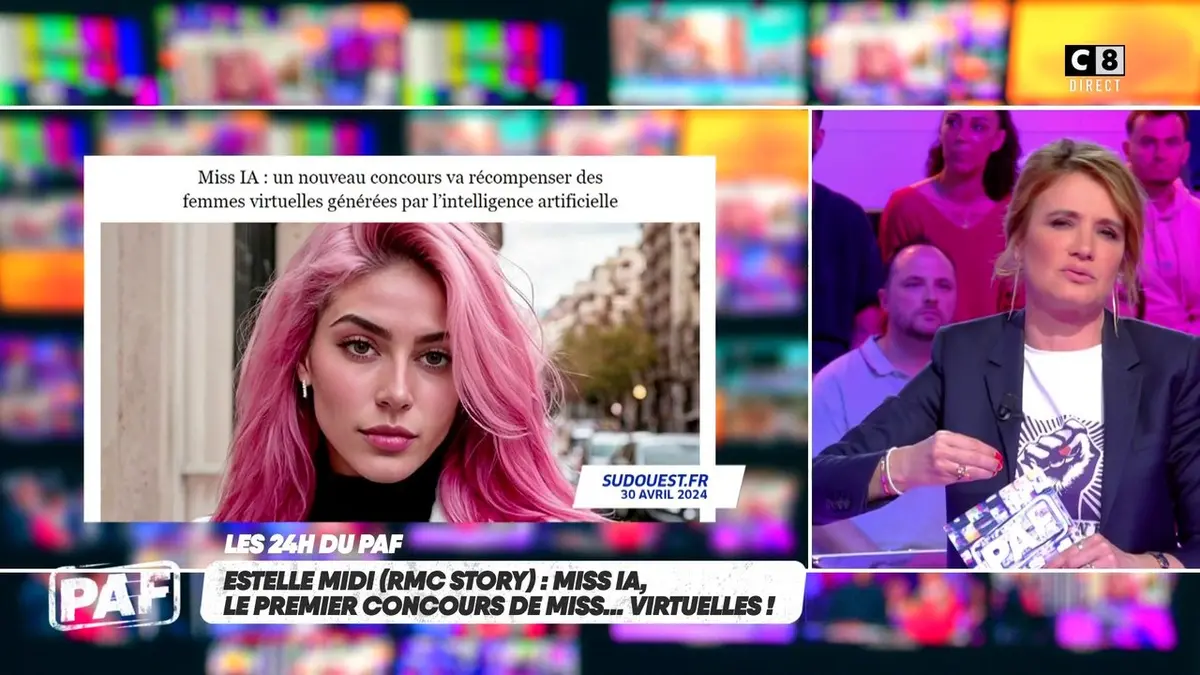 replay de Miss IA, le premier concours de miss… virtuelles !