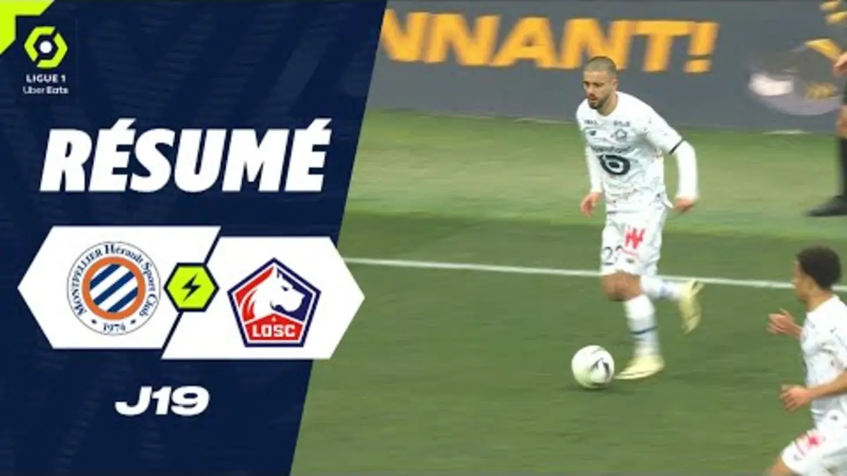 replay de MONTPELLIER HÉRAULT SC - LOSC LILLE (0 - 0) - Résumé - (MHSC - LOSC) / 2023-2024