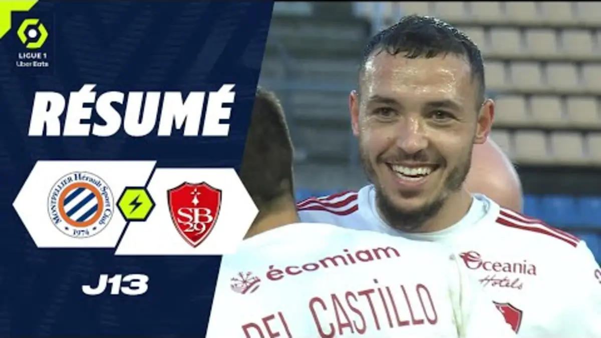 replay de MONTPELLIER HÉRAULT SC - STADE BRESTOIS 29 (1 - 3) - Résumé - (MHSC - SB29) / 2023-2024