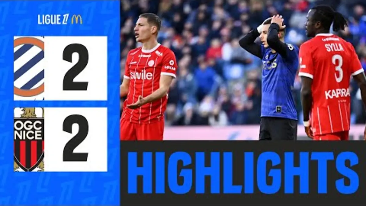 replay de Montpellier REJOINT Nice en fin de match | 15ème journée - Ligue 1 McDonald's 24/25