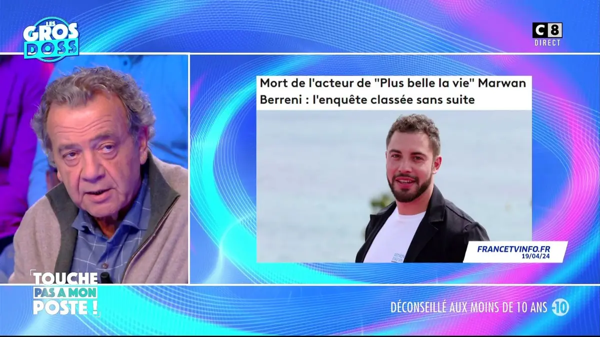replay de Mort de l’acteur de "Plus Belle La Vie" Marwan Berreni : l’enquête vient de se terminer