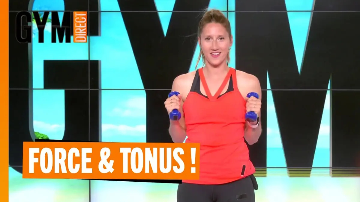 replay de MUSCLE-TOI À FOND AVEC CETTE SÉANCE FULL BODY AVEC HALTÈRES ! (coach Marion)