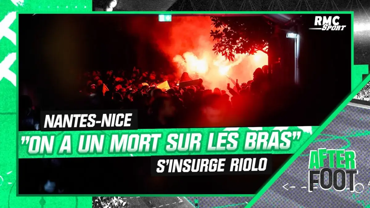 replay de Nantes-Nice: "On a un mort sur les bras. On continue ?" s'insurge Riolo
