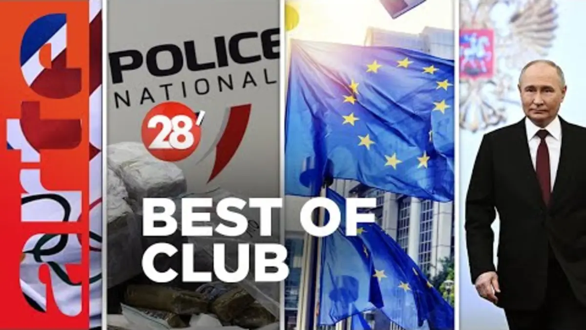 replay de “Narco-tueurs", Paris 2024 dans le viseur de Vladimir Poutine… : Best Of Club - 28 Minutes - ARTE