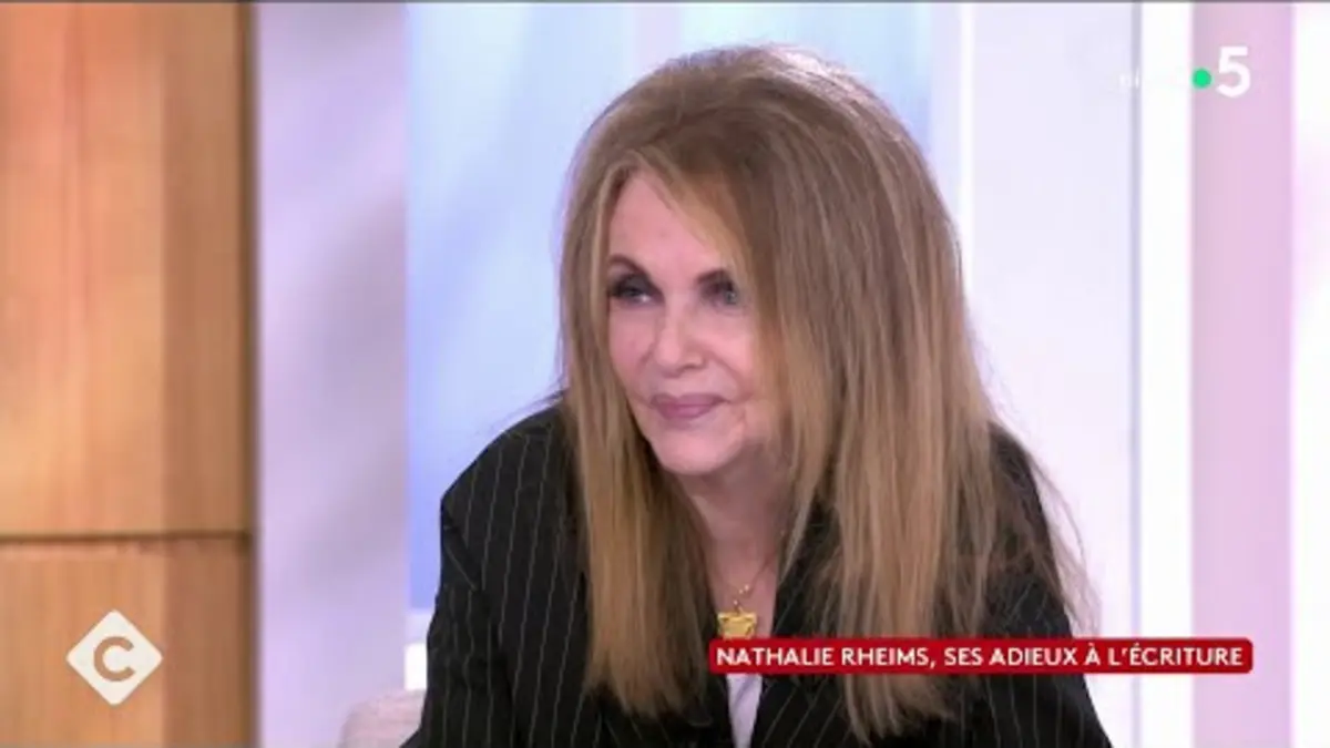 replay de Nathalie Rheims, ses adieux à l’écriture - C à Vous - 06/09/2024