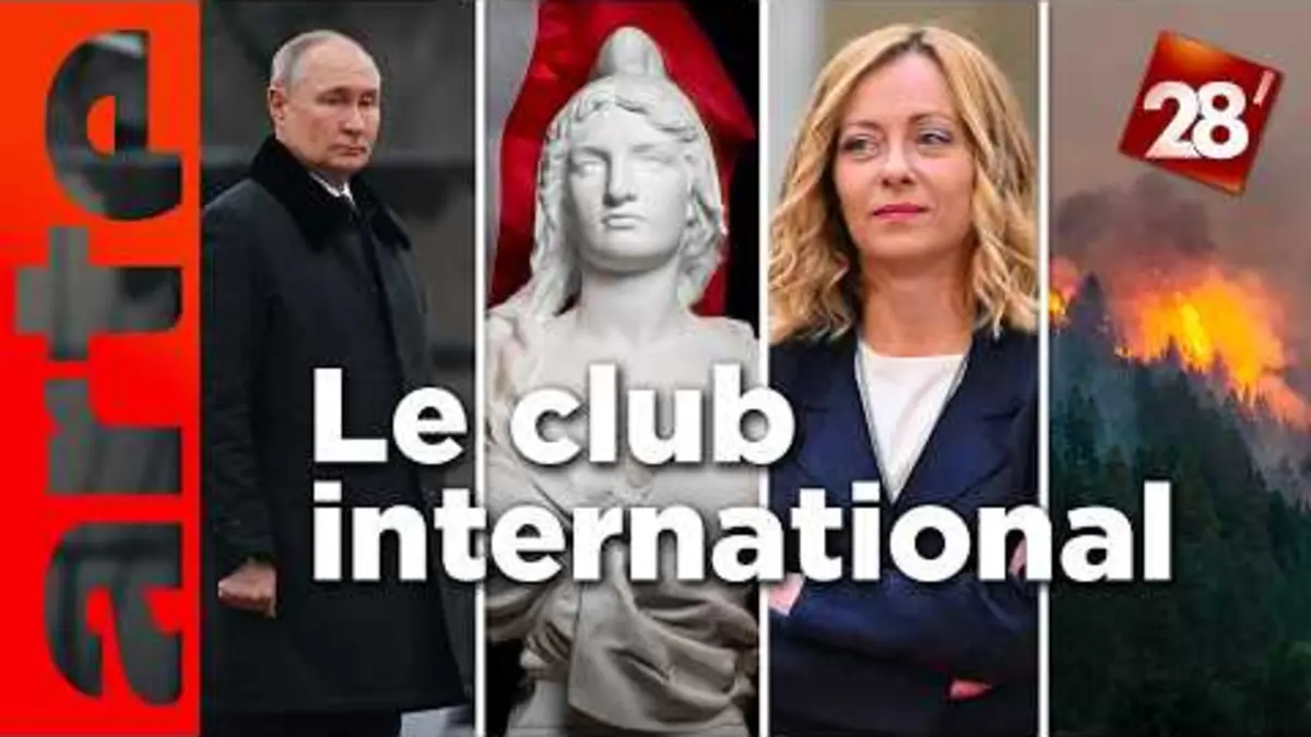 replay de Négociations de paix, citoyenneté française, “click day” : Le Club international | 28 minutes | ARTE