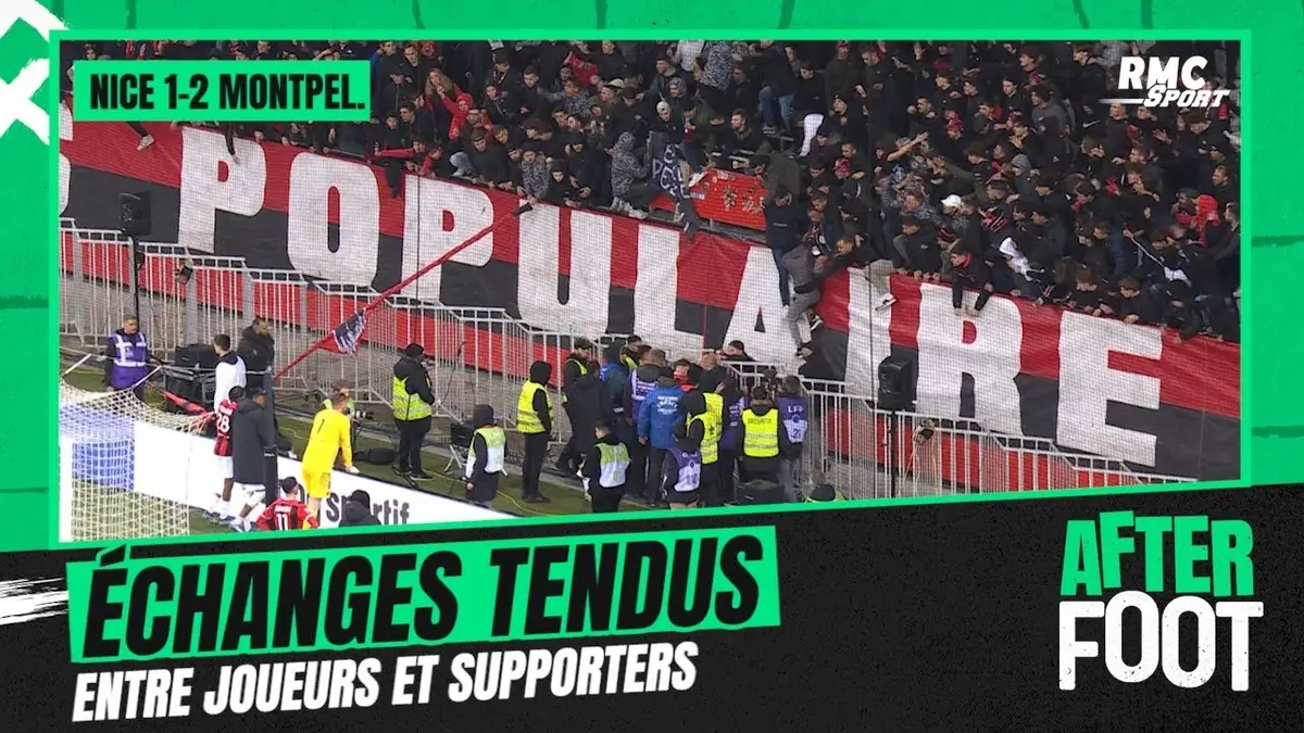 replay de Nice 1-2 Montpellier: Échanges tendus entre les Aiglons et leurs supporters, Diaz n'en peut plus