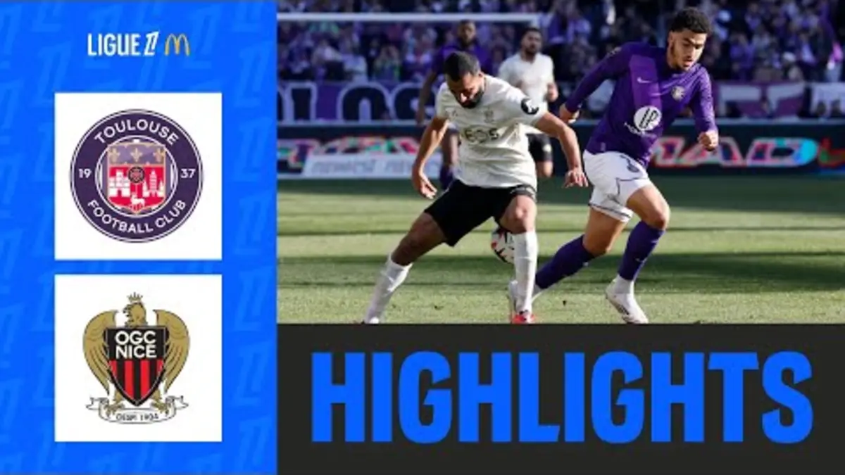 replay de Nice STOPPÉ par Toulouse au Stadium | 20ème journée - Ligue 1 McDonald's 24/25