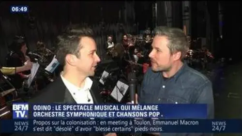 replay de Odino, le spectacle musical qui mélange orchestre symphonique et chansons pop
