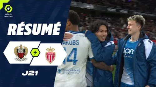 replay de OGC NICE - AS MONACO (2 - 3) - Résumé - (OGCN - ASM) / 2023-2024
