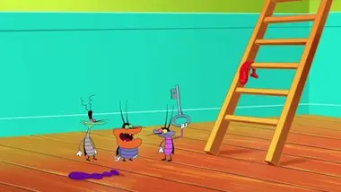 Oggy et les cafards - S04 E07 - La maison dirigeable