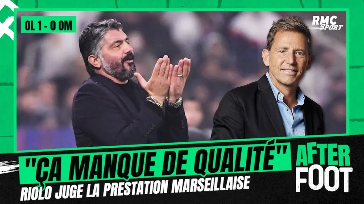 replay de OL 1-0 OM: "À Marseille, il y a toujours les bonnes intentions mais ça manque de qualité" juge Riolo