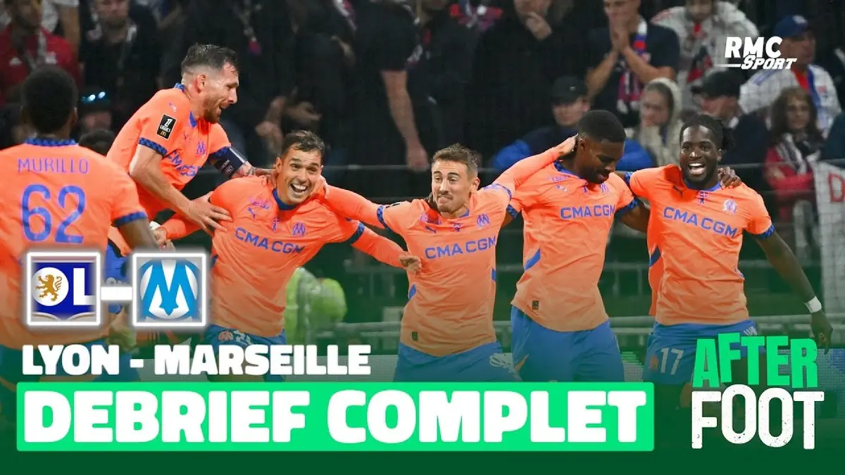 replay de OL 2-3 OM : Le débrief complet de l’After foot après la victoire au finish de Marseille