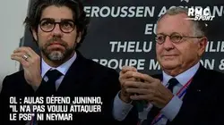 OL : Aulas défend Juninho, "il n'a pas voulu attaquer le PSG" ni Neymar