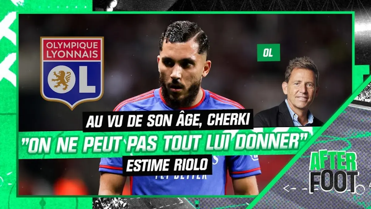 replay de OL : Cherki, "on ne peut pas tout lui donner" au vu de son âge selon Riolo, qui le compare à Benzema
