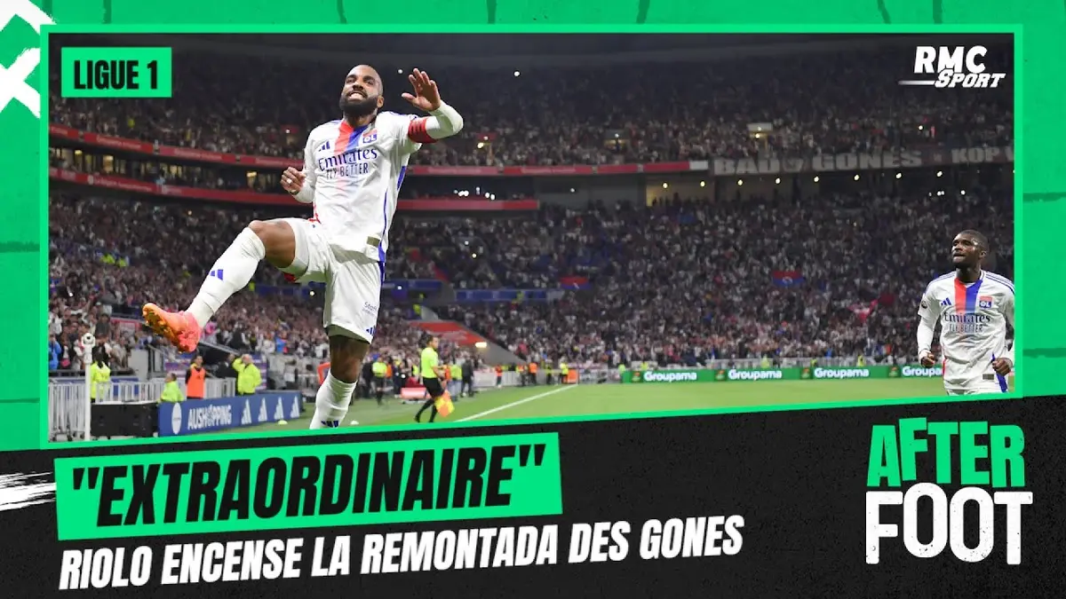 replay de OL :"Un parcours fou qui n'existe pas historiquement" Riolo encense les Gones (et Brest)