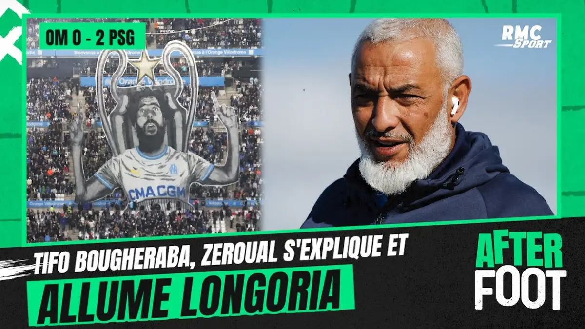 replay de OM 0-2 PSG : tifo Bougheraba, Zeroual s'explique et allume Longoria