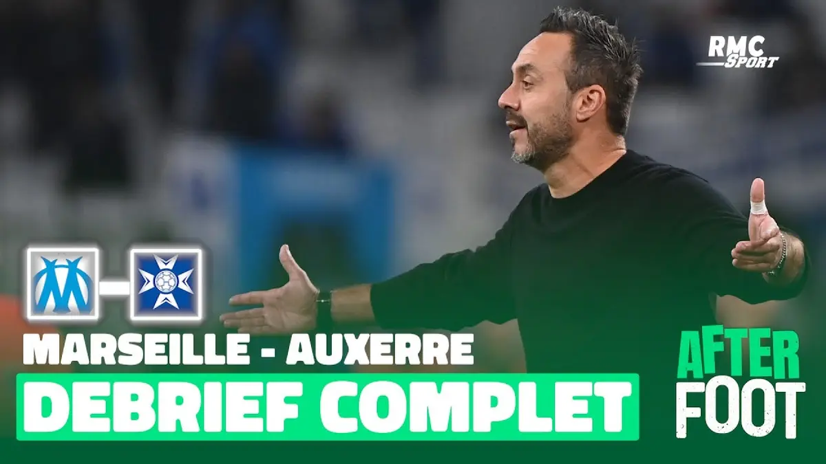 replay de OM 1-3 Auxerre : Le débrief complet de l’After foot après la dégringolade marseillaise