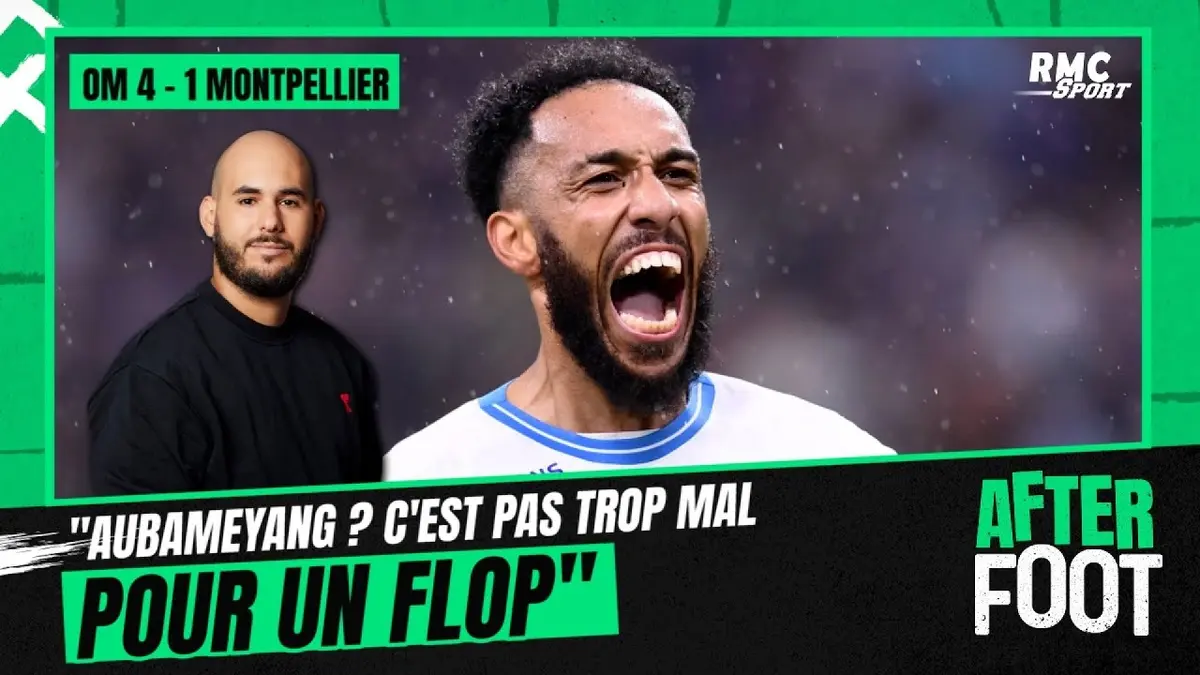 replay de OM 4-1 Montpellier : "Aubameyang ? C'est pas trop mal pour un flop" analyse Acherchour