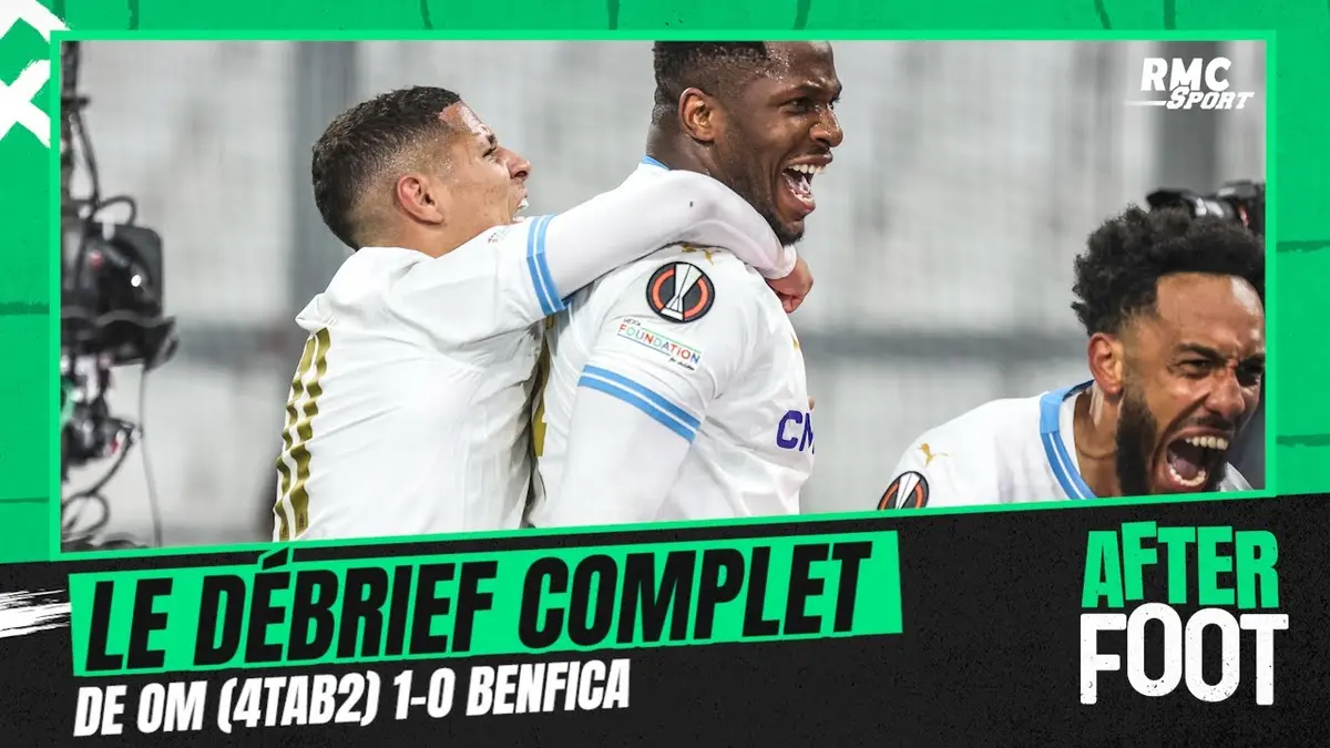 replay de OM (4tab2) 1-0 Benfica: Le débrief complet de L'After