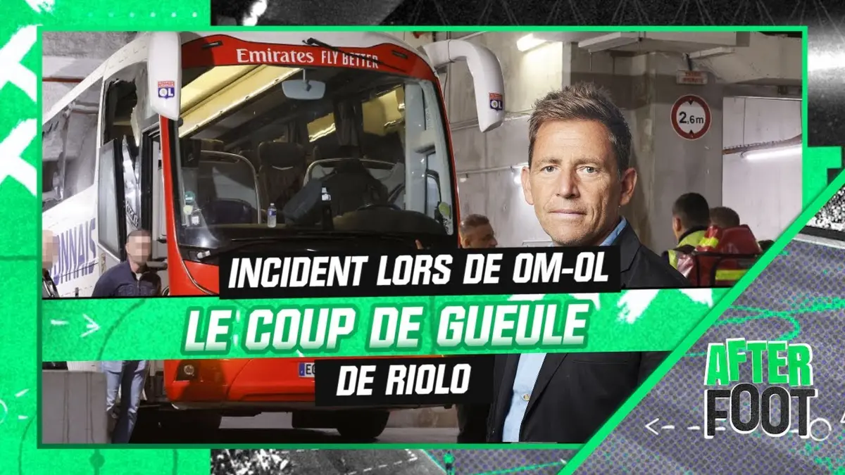 replay de OM - OL : Le gros coup de gueule de Riolo après le incidents (After Foot)
