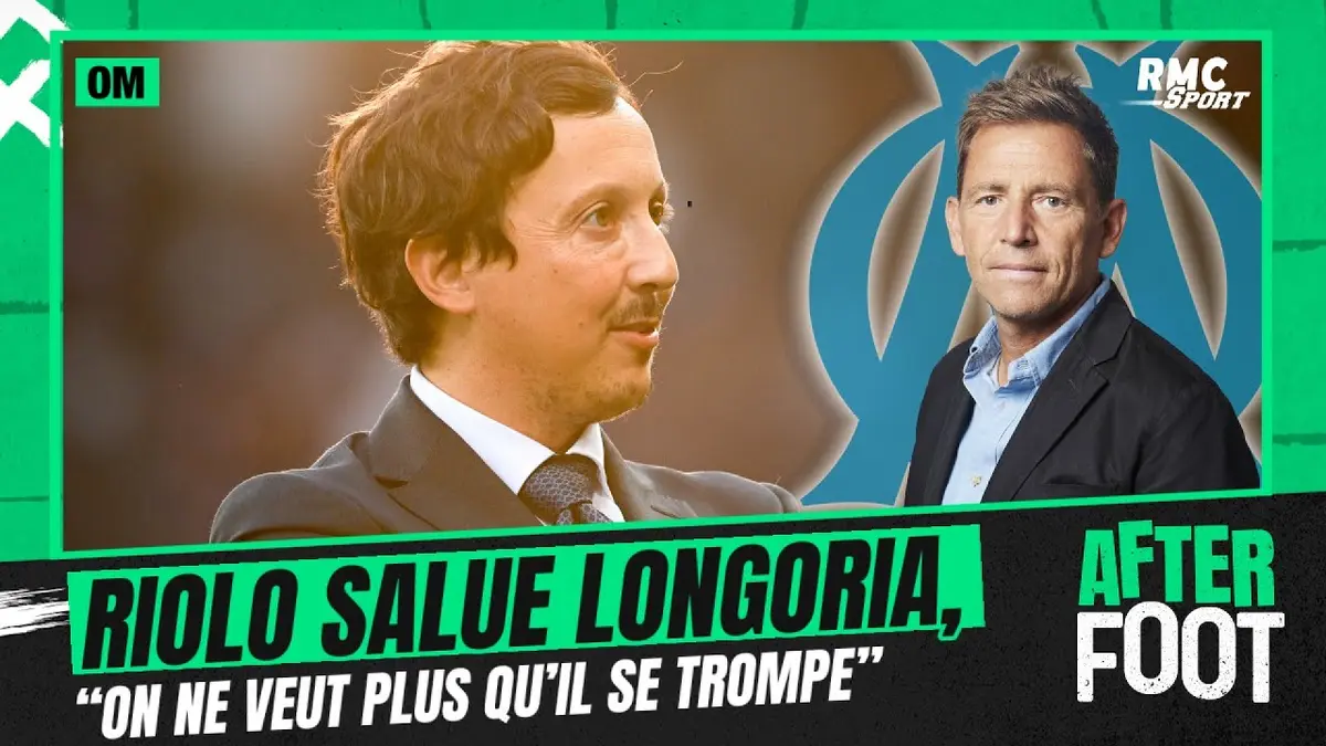 replay de OM : "On a envie que Longoria ne se trompe plus et qu'ils finissent dans le Top 3", souligne Riolo