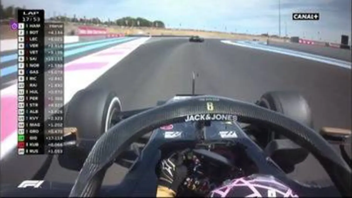 replay de On board Romain Grosjean