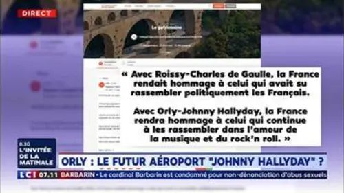 replay de Orly : le futur aéroport "Johnny Hallyday" ?