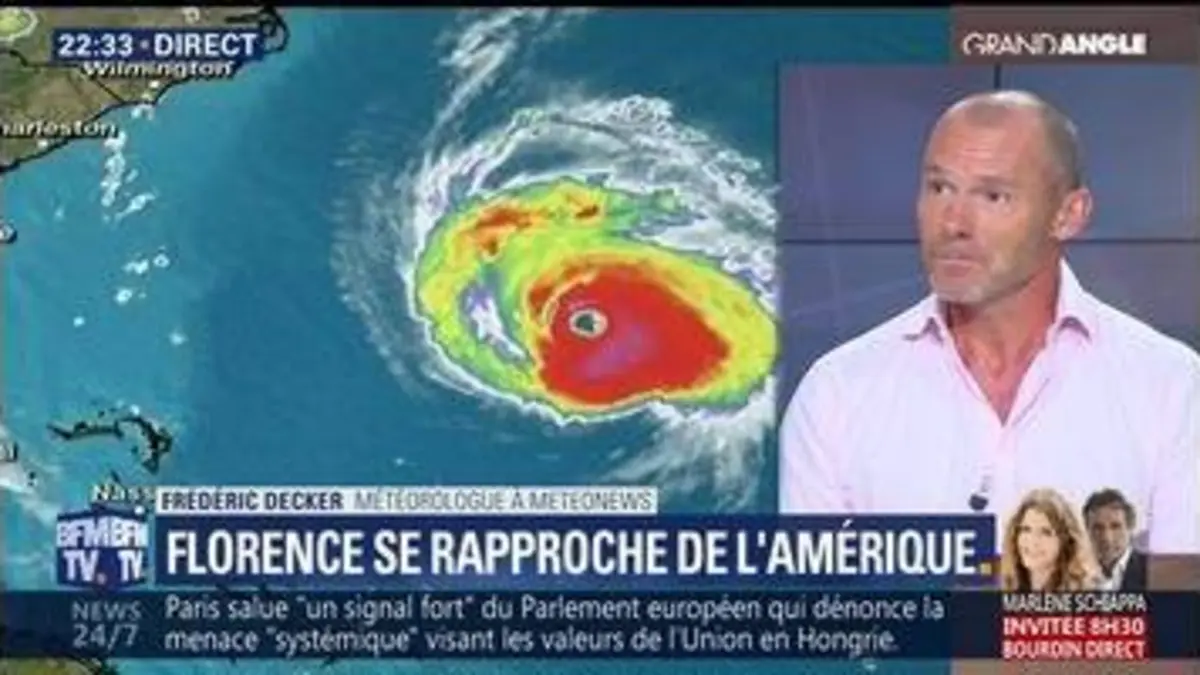 replay de Ouragan Florence: exode massif sur la côte est des États-Unis