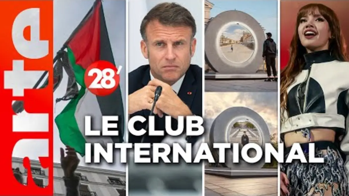 replay de Palestine, ingérences étrangères, l'univers de la K-pop | Le Club International - 28 minutes - ARTE
