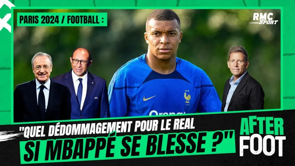 replay de Paris 2024 / Football : “Quel dédommagement la Fédé pourra offrir à Perez si Mbappé se blesse ?”
