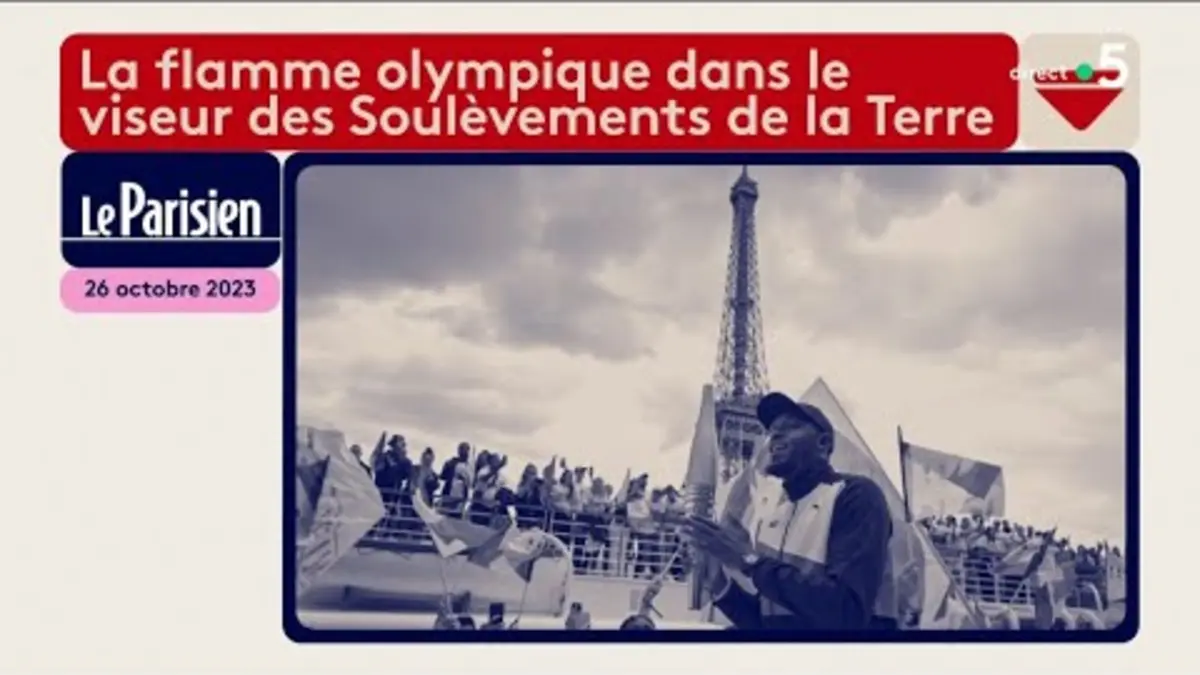 replay de Paris 2024 : la flamme olympique menacée ? - La Story - C à Vous - 26/10/2023
