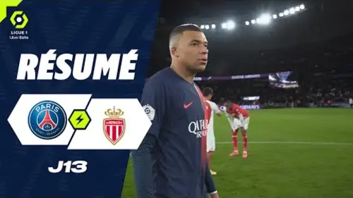 replay de PARIS SAINT-GERMAIN - AS MONACO (5 - 2) - Résumé - (PSG - ASM) / 2023-2024