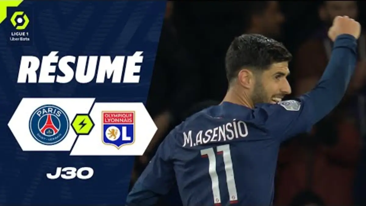 replay de PARIS SAINT-GERMAIN - OLYMPIQUE LYONNAIS (4 - 1) - Résumé - (PSG - OL) / 2023/2024