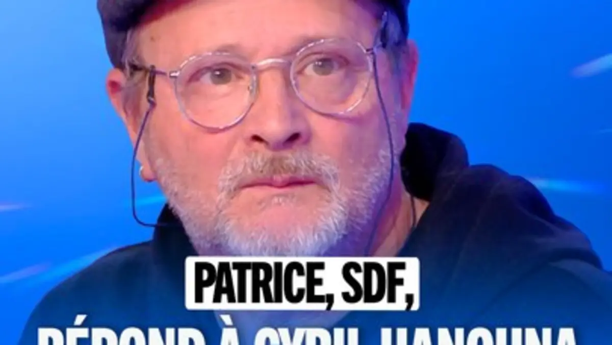replay de Patrice, SDF, revient sur les propos de Cyril Hanouna dans #TPMP !