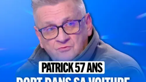 replay de Patrick, 57 ans, dort dans sa voiture faute d’argent !