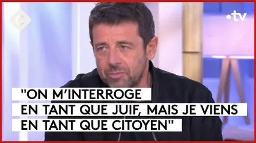 replay de Patrick Bruel contre l’antisémitisme - C à vous - 16/11/2023