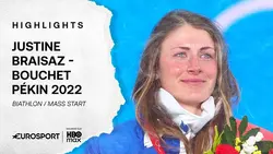 PÉKIN 2022 - Le jour où Justine Braisaz-Bouchet a gagné la mass start au terme d’une FOLLE REMONTÉE