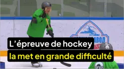 Pékin express : L’épreuve de hockey sur glace la met en grande difficulté