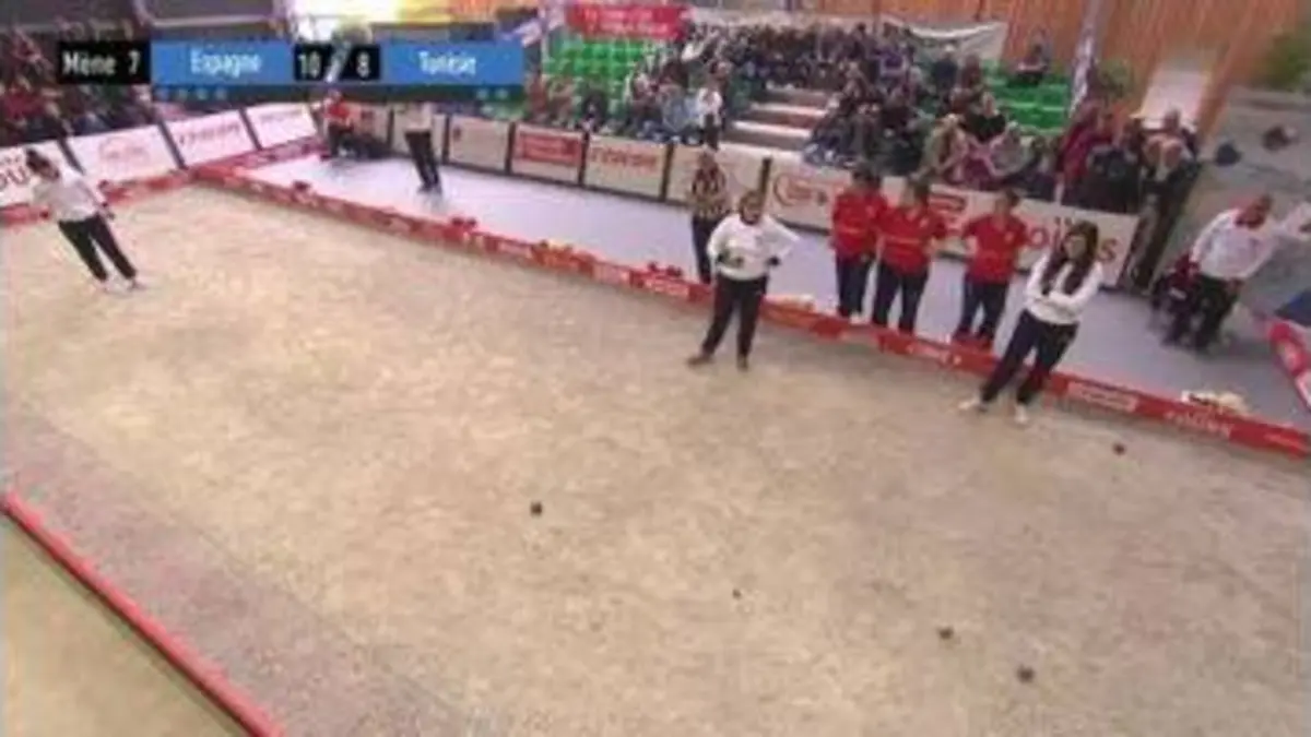 replay de Pétanque - Trophée L'Equipe, Triplette femmes, première demi-finale