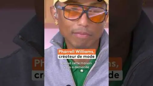replay de Pharrell Williams, créateur de mode