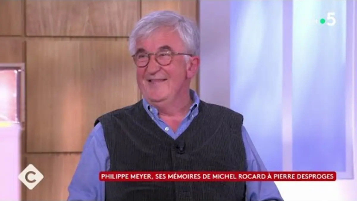 replay de Philippe Meyer, ses mémoires de Michel Rocard à Pierre Desproges - C à Vous - 02/05/2024