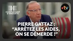 Pierre Gattaz dans les fauteuils rouges de Complément d'enquête