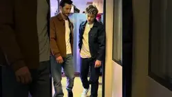 Pierre Niney, Teddy Riner et Anthony Bajon arrivent sur le plateau