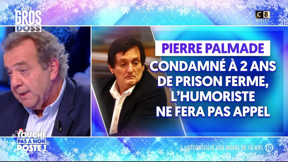 replay de Pierre Palmade : condamné à 2 ans de prison ferme, l'humoriste ne fera pas appel