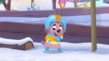 Pik-Pik fait du patin