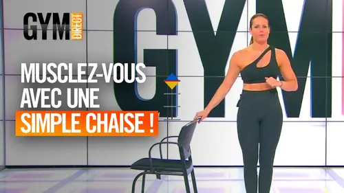 replay de PILATES : FULL BODY AVEC UNE CHAISE - Gym Direct