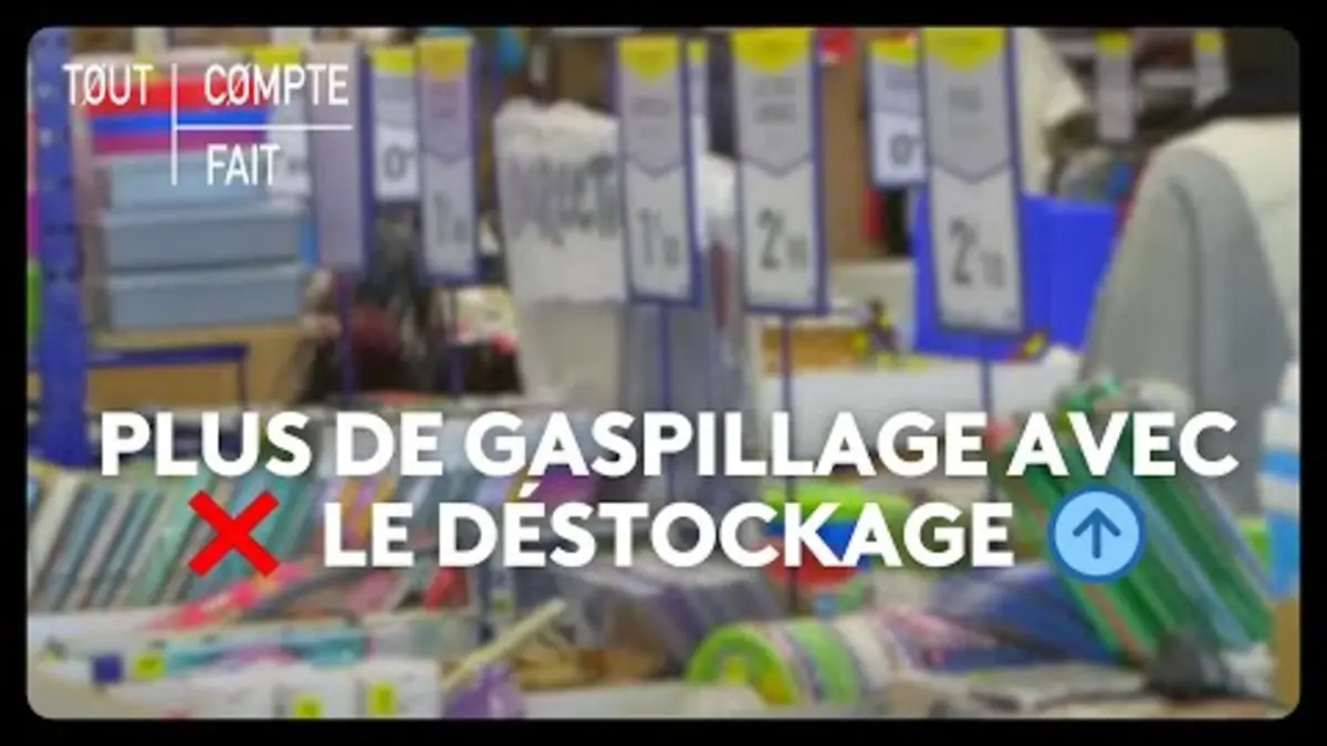 replay de Plus de gaspillage avec le déstockage