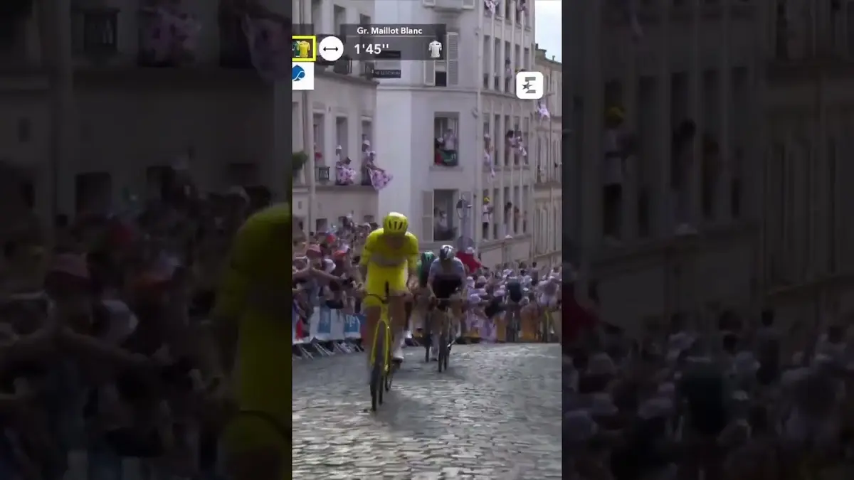 🚀 Pogacar s’envole rue Lepic, seul Van der Poel…