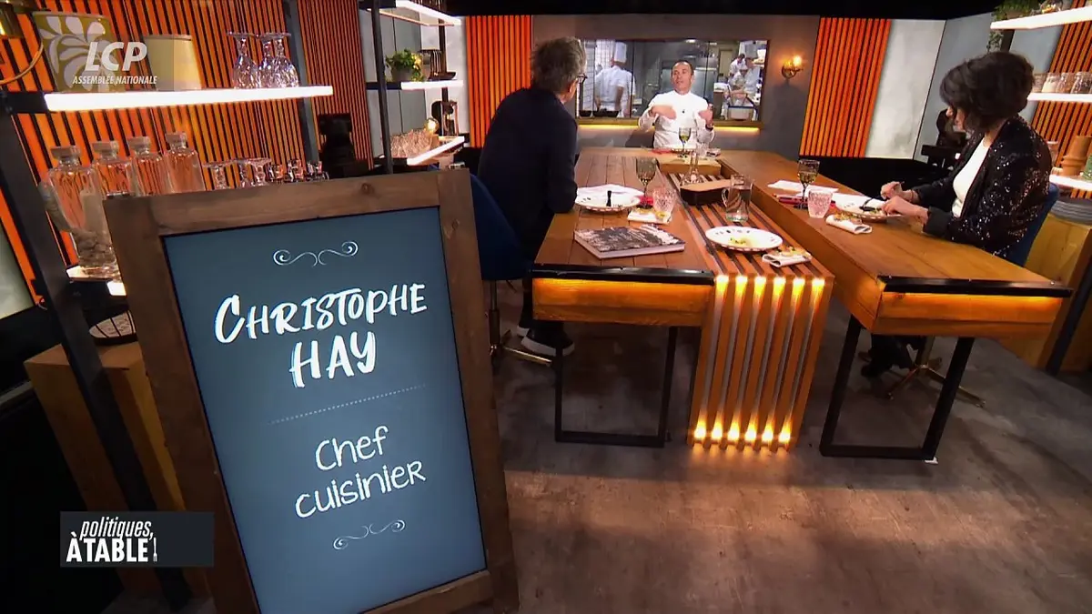 replay de Politiques, à table ! - Christophe Hay, chef cuisinier 2 étoiles